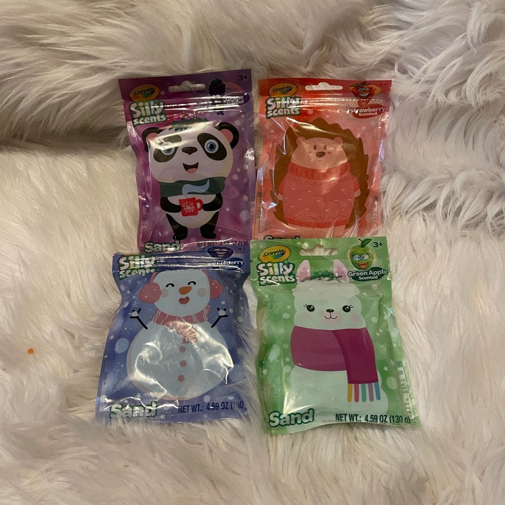 Crayola Silly Scents Sand Bundle NEW